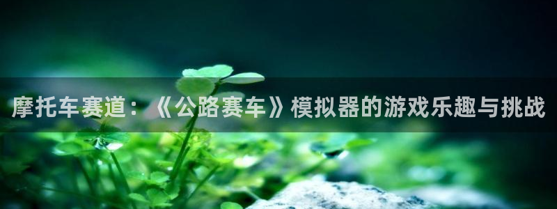 高德娱乐app下载|下载地址：摩托车赛道：《公路赛车》模拟器